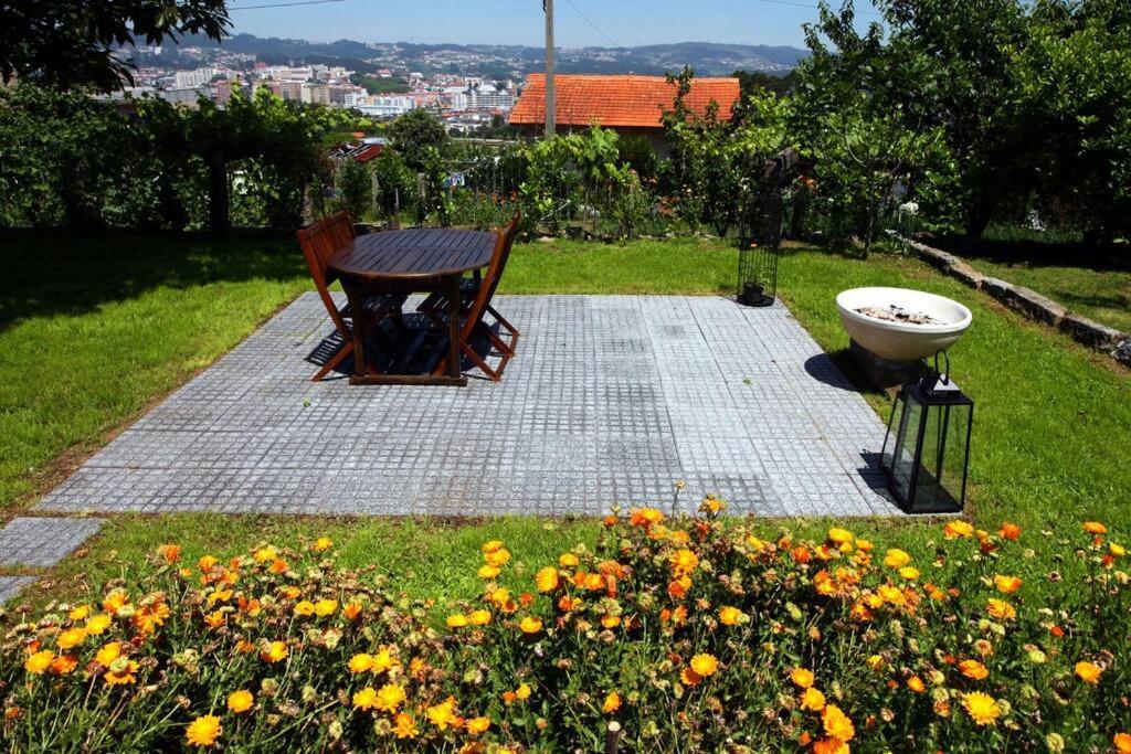 Villa Pequena Casa Rustica Com Piscina Penafiel Esterno foto