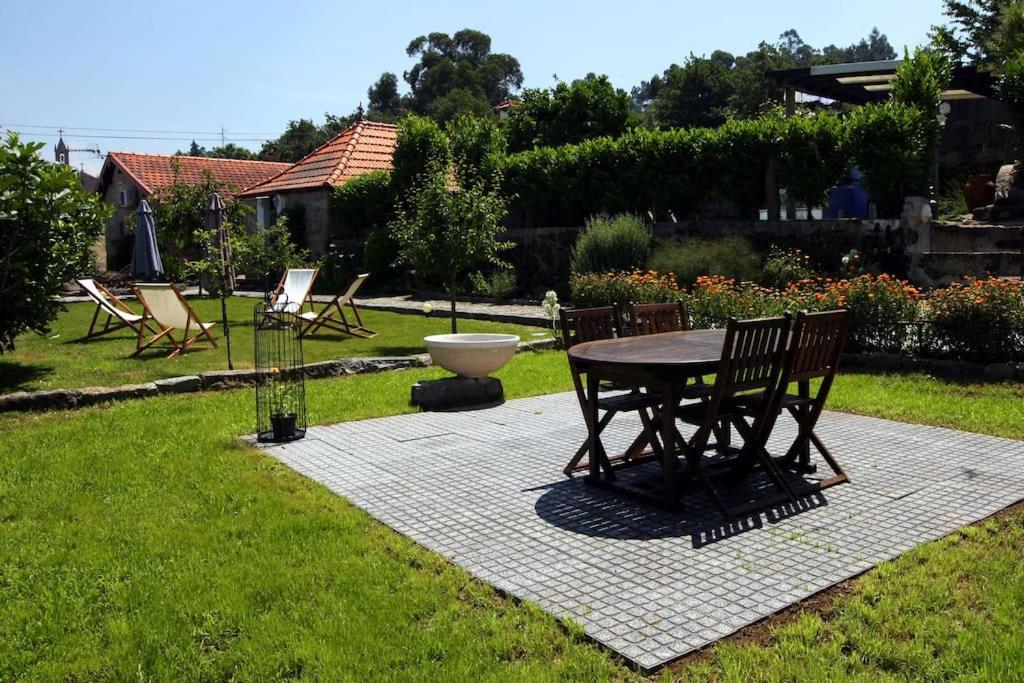 Villa Pequena Casa Rustica Com Piscina Penafiel Esterno foto