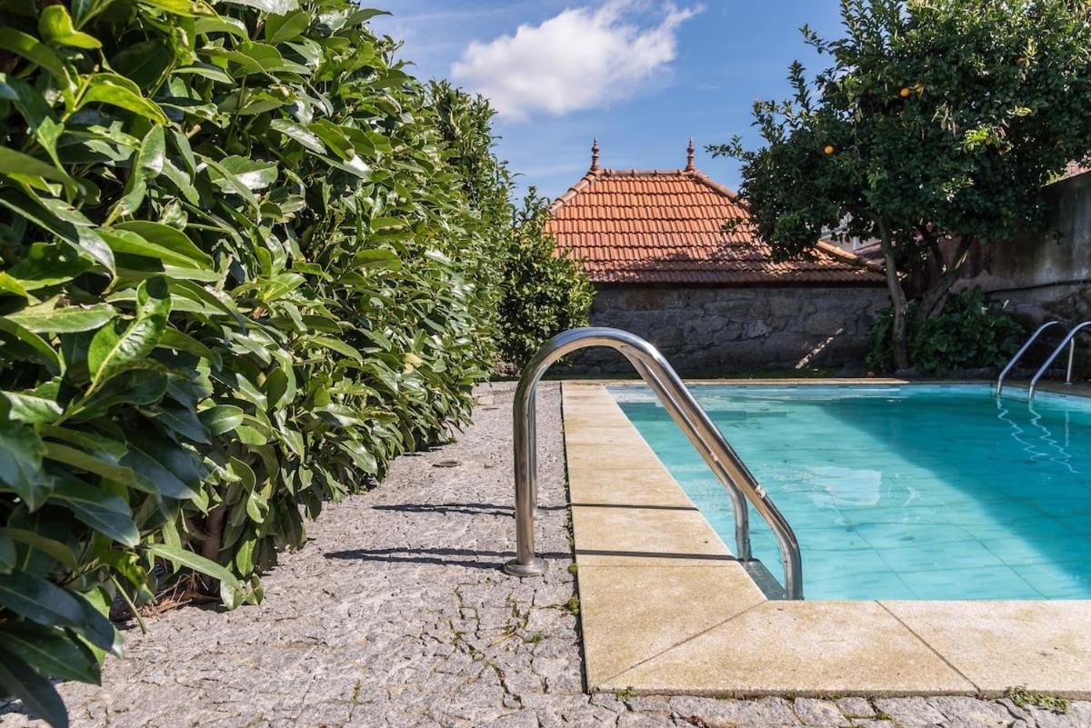 Villa Pequena Casa Rustica Com Piscina Penafiel Esterno foto